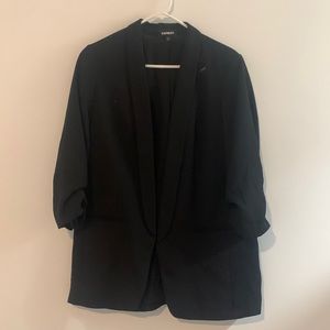 Express black boyfriend blazer size large